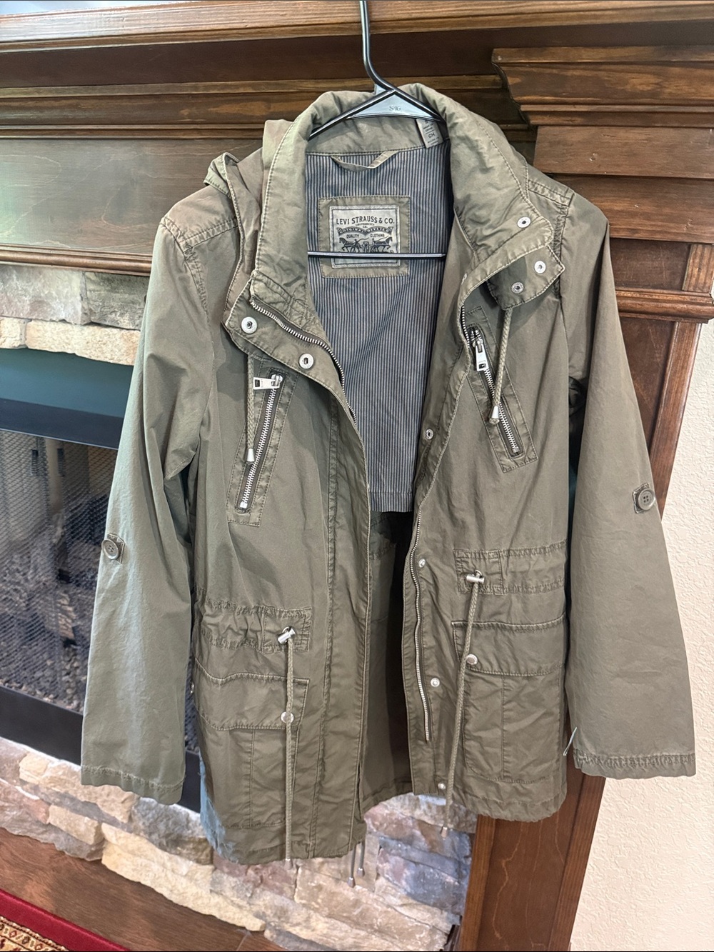 Levi's Women's Olive Utility Field Jacket